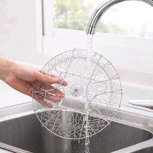 Cesta Plegable De Acero Inoxidable Para Freir A Vapor, Cesta