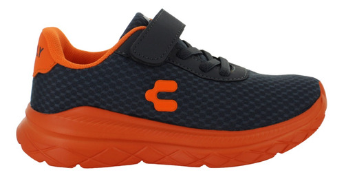 Charly Tenis Correr Atletico Ligero Gris Naranja Niño 85098