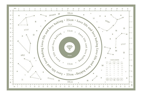 Dough Mat - 24 X 16 Inch Measuring Baking Pad Thick