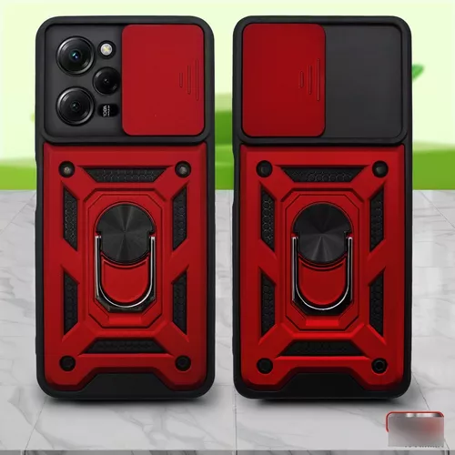 Cool Funda Flip Cover Liso Rojo para Xiaomi Poco X5 Pro 5G