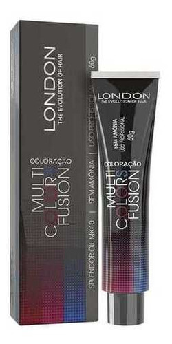 Coloração London Cosméticos  Sem Amônia Castanho Claro tom 5 castanho claro