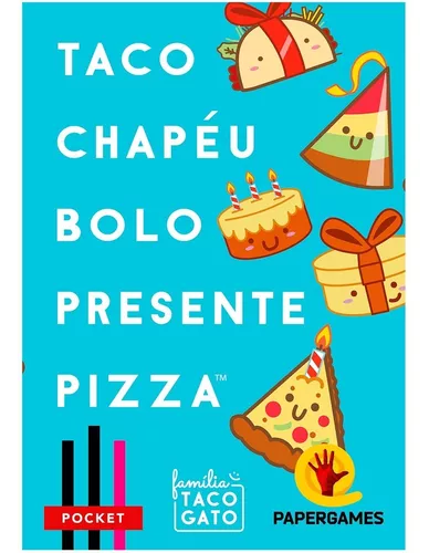 Jogo Taco Chapéu Bolo Presente Pizza