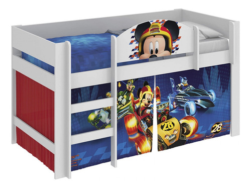 Cama Infantil Alta Mickey Disney Play Pura Magia Hbwt