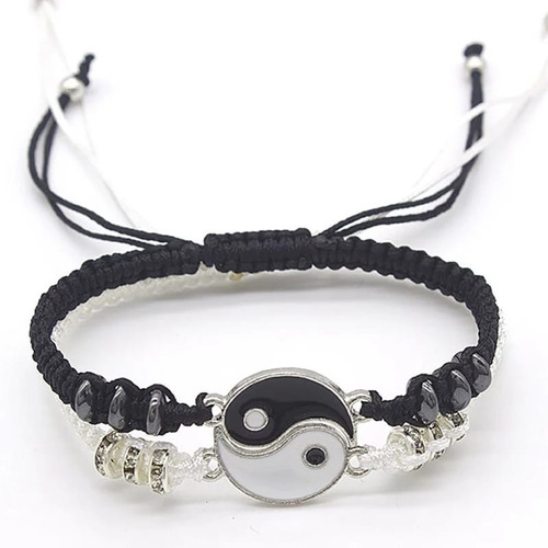 Imagen 2 de 8 de Pulsera Manilla Yin Yang Parejas Amor Y Conexion Tai Chi