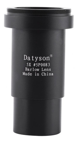 Lente Barlow 5x Para Telescópio Astronomia 1.25 M42