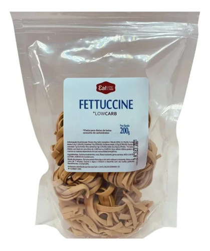 Kit Fettuccine Eat Low Carb 15 Unidades De 200g