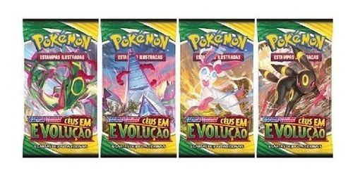 Booster Box Pokemon Céus Em Evolução 36 Booster Copag Rara