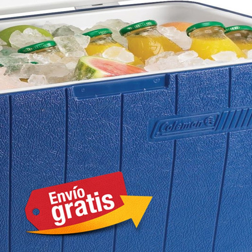 Nevera Plastica Coleman 51.1litros Cava Hielera Con Desague