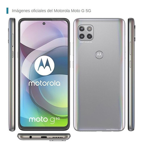 Imagen 2 de 6 de Funda Protector Cartera Con Tarjetero Canvas Para Moto G 5g