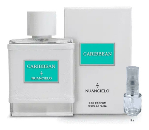 Imagem 4 de 4 de Decant 5ml - Perfume Caribbean - Nuancie Amostra Vidro Spray
