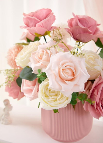 Flores Artificiales Flores Rosas Falsas For Tarta Diy Ramos