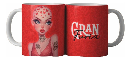 Taza Ceramica Brillante De Furia Gran Hermano - Team Furia