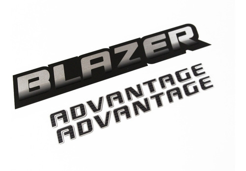 Kit Adesivo Blazer Advantage Emblemas 2009 Ba001