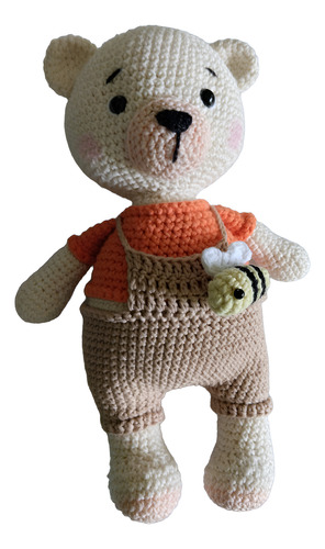 Oso Tejido En Algodón Amigurumi