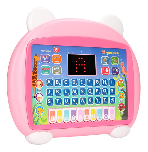 Tableta De Aprendizaje Led Para Niños, Electrónica Educativa