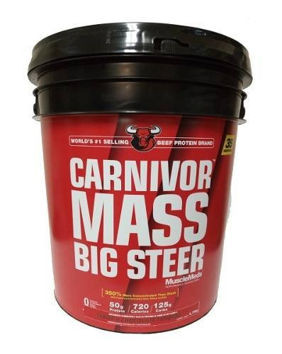 Suplemento de proteína en polvo Carnivor Mass Big Steer de MuscleMeds Carnivor Mass Big Steer
