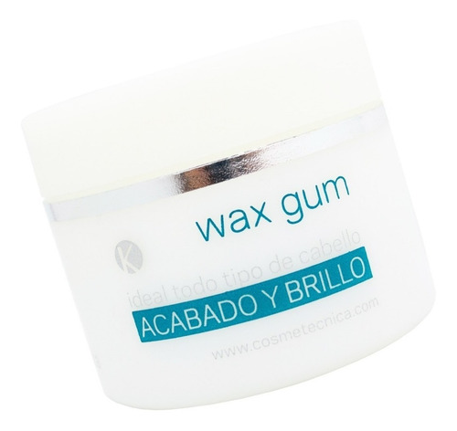 Kleno Wax Gum Cera Modeladora Elástica Brillante Cabello 3c
