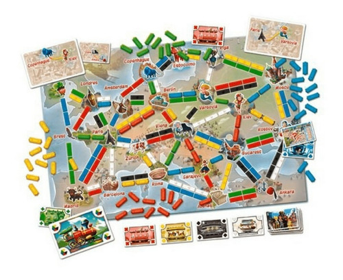 Imagen 2 de 2 de Aventureros Al Tren Juego Original Envío Gratis