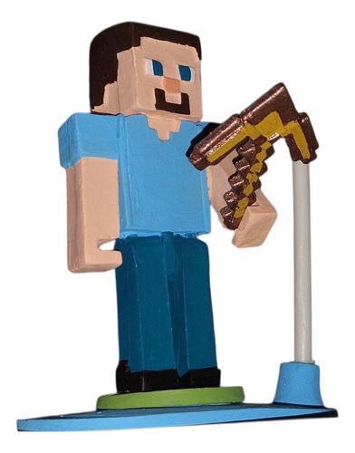 Portavela Pastel .:: Minecraft Steve V1 ::. Multicolor