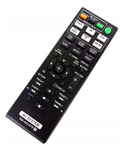 Control Remoto Para Receptor De Audio/vídeo Sony