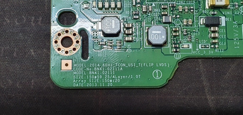Imagen 3 de 3 de Tarjeta Tcom Samsung Un40j5500af