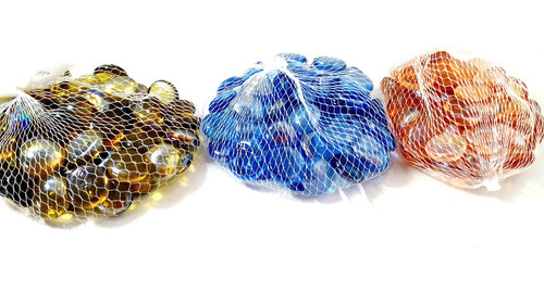 Imagen 6 de 10 de Gemas De Vidrio X 8 Bolsas Colores A Coordinar