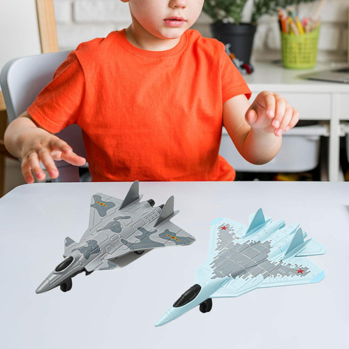 Modelo De De Aleación Para Niños Aeronave De 2 Piezas
