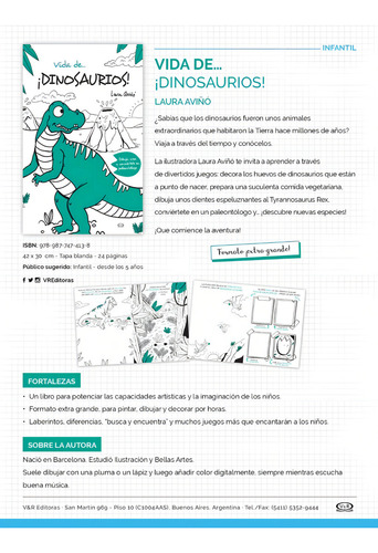 Vida De Dinosaurios - Dibuja, Crea