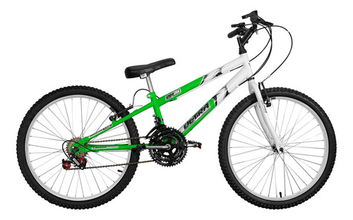 Bicicleta Aro 24 Rebaixada Bicolor 18 Marchas Ultra Bikes