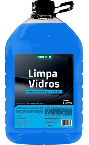 Limpa Vidros Automotivos Limpador Parabrisa Carro 5l Vonixx