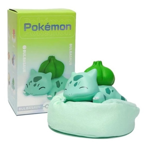Figura Pokémon Bulbasaur Durmiendo