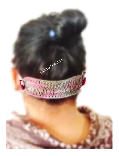 Sujetador de online cubrebocas a crochet