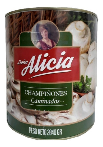 Champiñones Laminados Doña Alicia 3.2kg