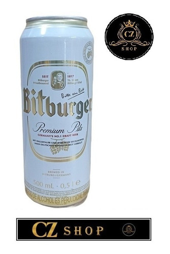 Cerveza Bitburger Lata X 500ml - mL a $31