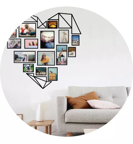 vinilo decorativo para fotos portarretratos pared