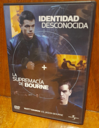 Identidad Desconocida / Supremacía De Bourne 2 Dvds