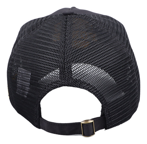 Gorra De Béisbol Negra Elegante, Ajustable, Transpirable, Pa
