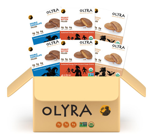 Olyra - Galletas Organicas Rellenas Para El Desayuno (paquet