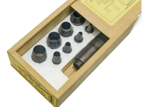 Juego De Sacabocados N°1. Incluye 11 Piezas. De 3 A 20mm.