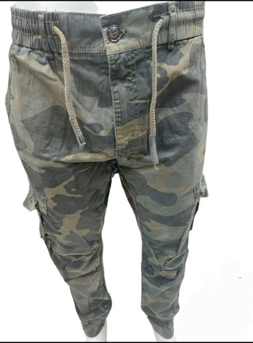 Joggers , Pantalon Cargo Adulto De Varon , Camuflado 