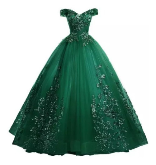 Vestido De Xv Anos Verde Esmeralda | MercadoLibre 📦