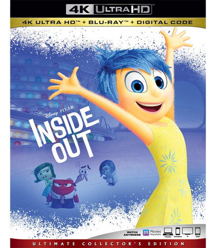 Película Inside Out [4k Uhd] Blu-ray