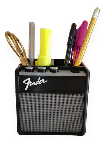 Portalapices Amplificador Bocina Fender Base Organizador