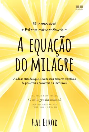 A equação do milagre, de Elrod, Hal. Editora Best Seller , capa m...