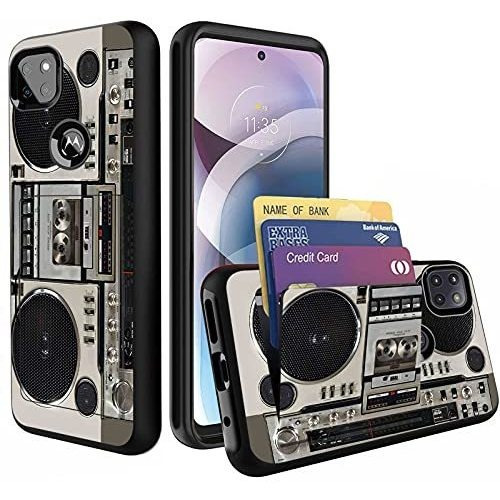 Compatible Con Moto One 5g Ace Funda, Boombox Dua Vintage De