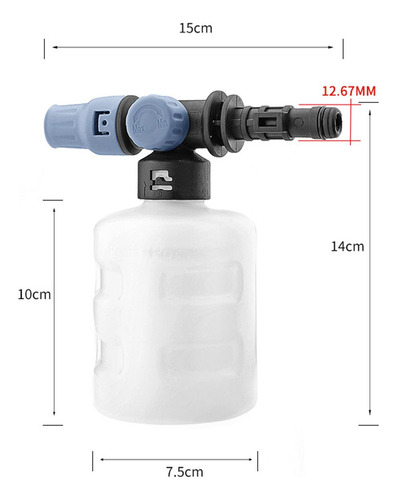 Conector Do Gerador De Espuma, Pistola De Lavagem De