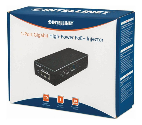 Intellinet 1-port Gigabit High-power Poe+ Injector (560566)