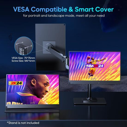 Eviciv 18 2k 144hz Monitor Portátil 100% Dci-px 1600 Monitor