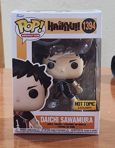 Funko Pop Daichi Sawamura 1394 Haikyu! Exclusivo Hot Topic 