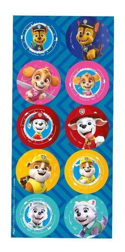 Imagem 3 de 4 de Adesivos - Festa Patrulha Canina Com Personagens